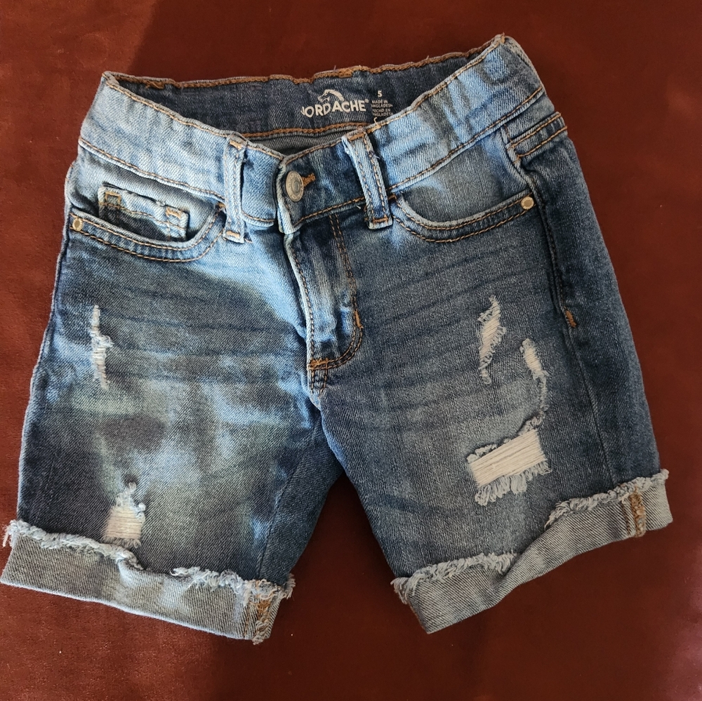 Jordache Girl's Blue Denim Shorts